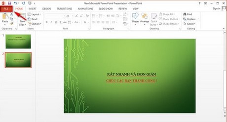 trich xuat noi dung tu PowerPoint sang Word