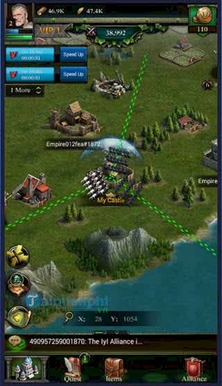 cach choi clash of kings tren may tinh voi bluestacks 3 12